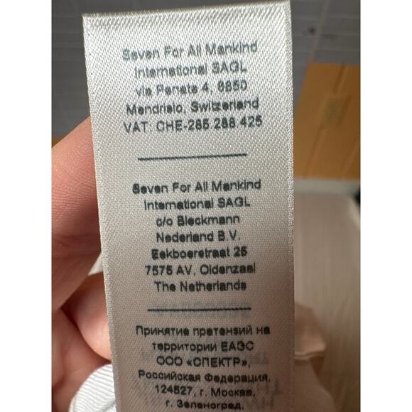 7 For All Mankind Linen Pleated Shorts - Picture 7 of 8